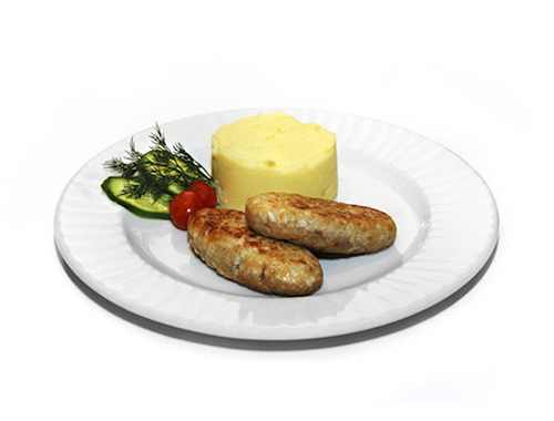 Треска, запеченная с овощами